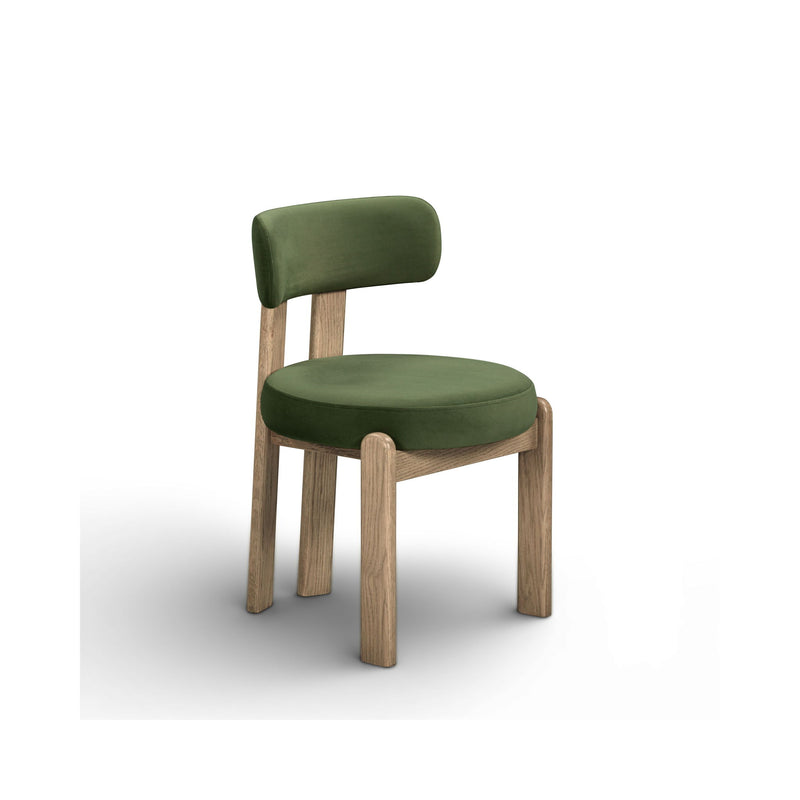 TOV Furniture Odessa counter stool with wooden legs and upholstered seat in a modern design, 24-27 inch height.