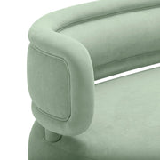 Tischa - Boucle Velvet Sofa - R&R Furniture Gallery (Fountain Valley, CA)