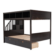 Bunk Bed With Shelfs, Storage Staircase And 2 Drawers - R&R Furniture Gallery (Fountain Valley, CA)