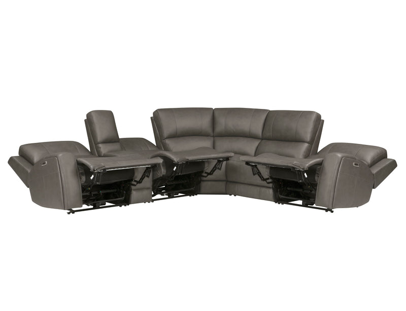 Belmont - Zero Gravity Power Reclining Sectional With Power Adjustable Headrests - R&R Furniture Gallery (Fountain Valley, CA)