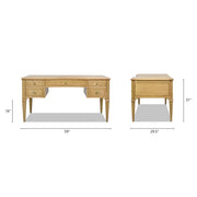 Dauphin - 5 Drawer Executive Desk - R&R Furniture Gallery (Fountain Valley, CA)