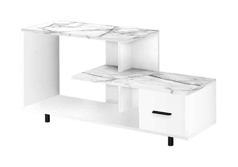 TV Stand, Console, Media Entertainment Center, Storage Drawer, Contemporary - R&R Furniture Gallery (Fountain Valley, CA)