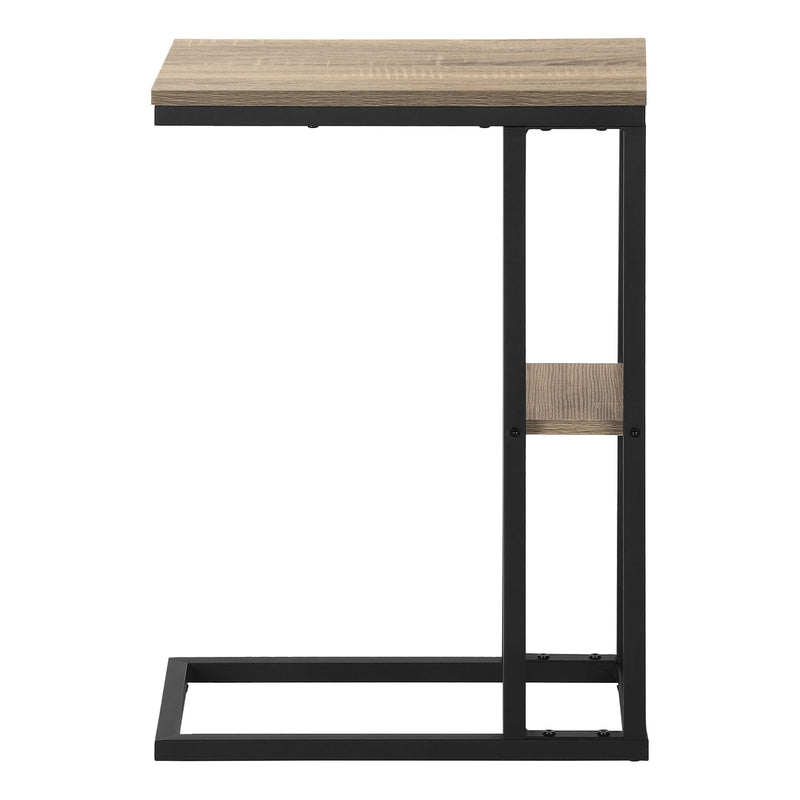 Accent Table, C - Shaped, Marble Look Contemporary & Modern Convenient Design - R&R Furniture Gallery (Fountain Valley, CA)