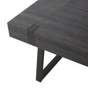 Abitha - Coffee Table With Industrial Powder Coated Metal Legs - R&R Furniture Gallery (Fountain Valley, CA)