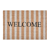 Doormats - Striped Welcome Doormat - R&R Furniture Gallery (Fountain Valley, CA)