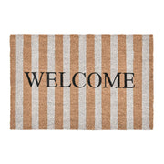 Doormats - Striped Welcome Doormat - R&R Furniture Gallery (Fountain Valley, CA)