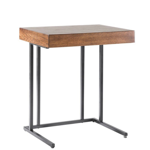 Wynn - Pull Up Table With Storage Compartment - Pecan - R&R Furniture Gallery (Fountain Valley, CA)