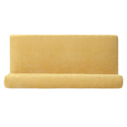 Noble House dining upholstered bench with cushioned seat and wooden legs, ideal for kitchen or dining room seating.