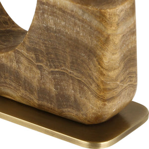 Missing Link - Tall Sculpture - Brown