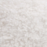 Ayla - Round Sphere Accent Ball Throw Pillow - Curly White - R&R Furniture Gallery (Fountain Valley, CA)