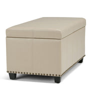 Amelia - Transitional Storage Ottoman Bench - R&R Furniture Gallery (Fountain Valley, CA)