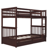 Bunk Bed With Ladders And 2 Storage Drawers - R&R Furniture Gallery (Fountain Valley, CA)