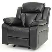 Comfortable Glory Furniture rocking motion recliner chair with cushioned seat and back support, ideal for relaxing at home.