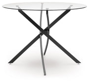Pharwynn - Round Dining Room Table - Black - R&R Furniture Gallery (Fountain Valley, CA)