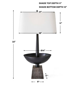 Basin - Table Lamp - Bronze