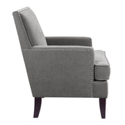 Colton - Track Arm Club Chair With Nailhead Trim - R&R Furniture Gallery (Fountain Valley, CA)