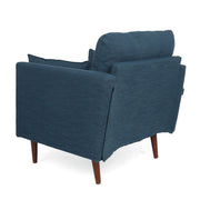 Enchantica - Upholstered Fabric Club Chair With Button Tufted And 2 Accent Pillows - R&R Furniture Gallery (Fountain Valley, CA)