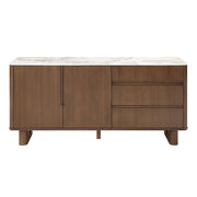 Harvey - Server With Ceramic Top - Walnut - R&R Furniture Gallery (Fountain Valley, CA)