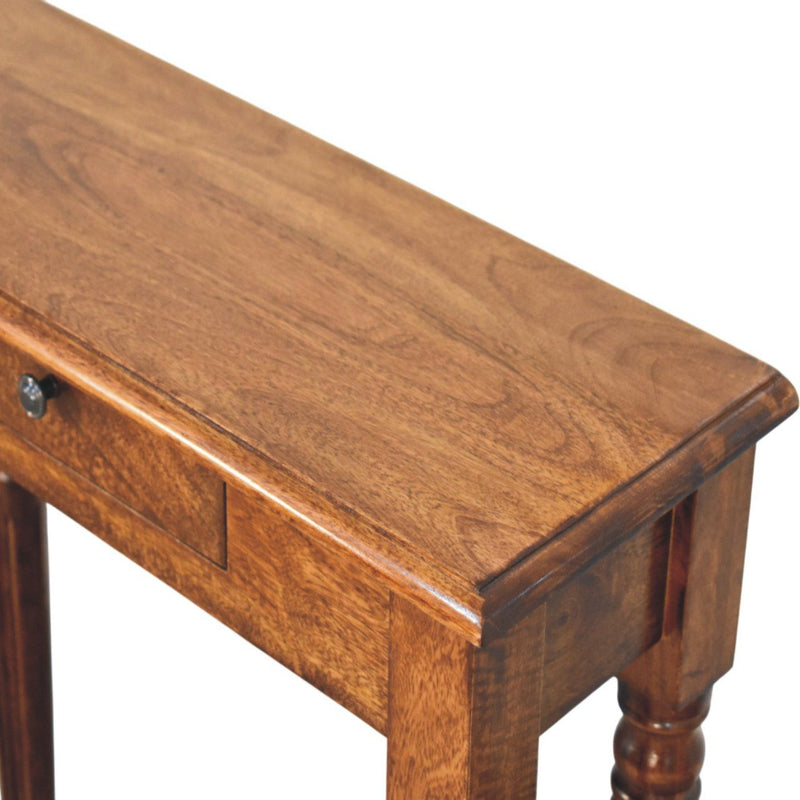 Turned Legs Drawer Console Table - R&R Furniture Gallery (Fountain Valley, CA)