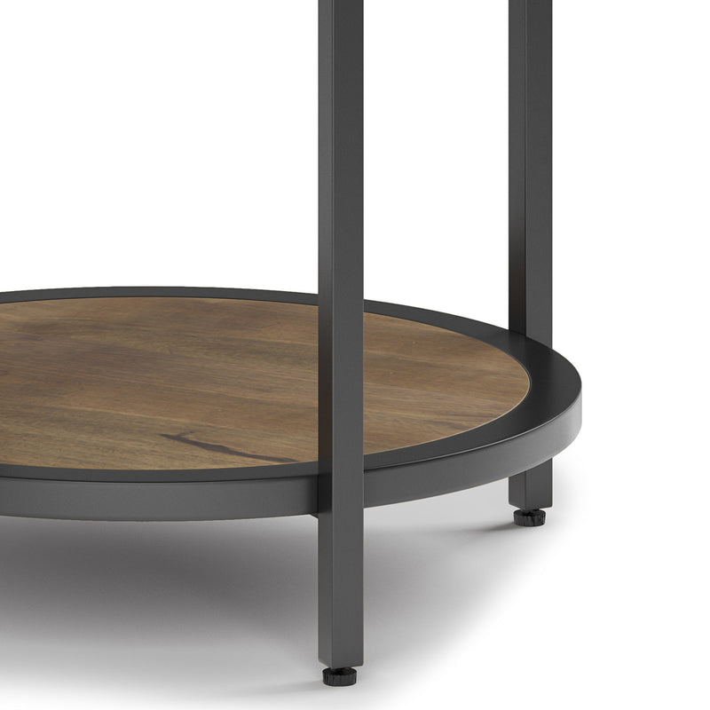 Jenna - Handcrafted Round Side Table - R&R Furniture Gallery (Fountain Valley, CA)