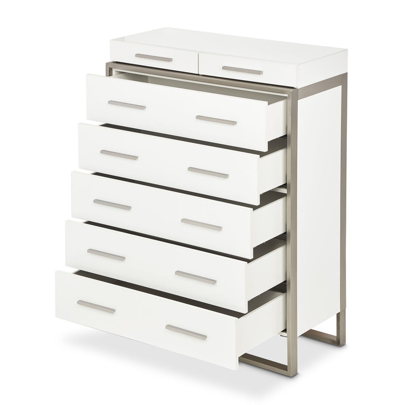 Marquee - 7-Drawer Chest - Cloud White - R&R Furniture Gallery (Fountain Valley, CA)