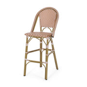 Outdoor Pe Rattan French Barstool Set - R&R Furniture Gallery (Fountain Valley, CA)