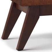 Draper - Upholstered Mid Century Tufted Ottoman Bench - R&R Furniture Gallery (Fountain Valley, CA)