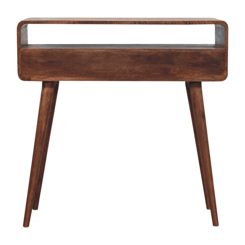 Solid Wood Curved Console Table - R&R Furniture Gallery (Fountain Valley, CA)