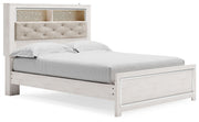 Altyra - Queen Panel Bookcase Bed With Roll Slats - White - R&R Furniture Gallery (Fountain Valley, CA)