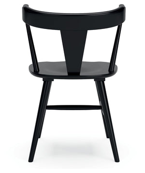 Gretlynn - Dining Room Side Chair (Set of 2) - Black - R&R Furniture Gallery (Fountain Valley, CA)
