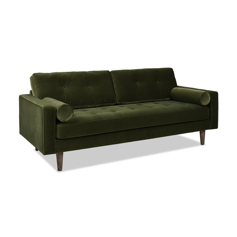 Nicholas - Mid-Century Modern Sofa - Olive Green - R&R Furniture Gallery (Fountain Valley, CA)