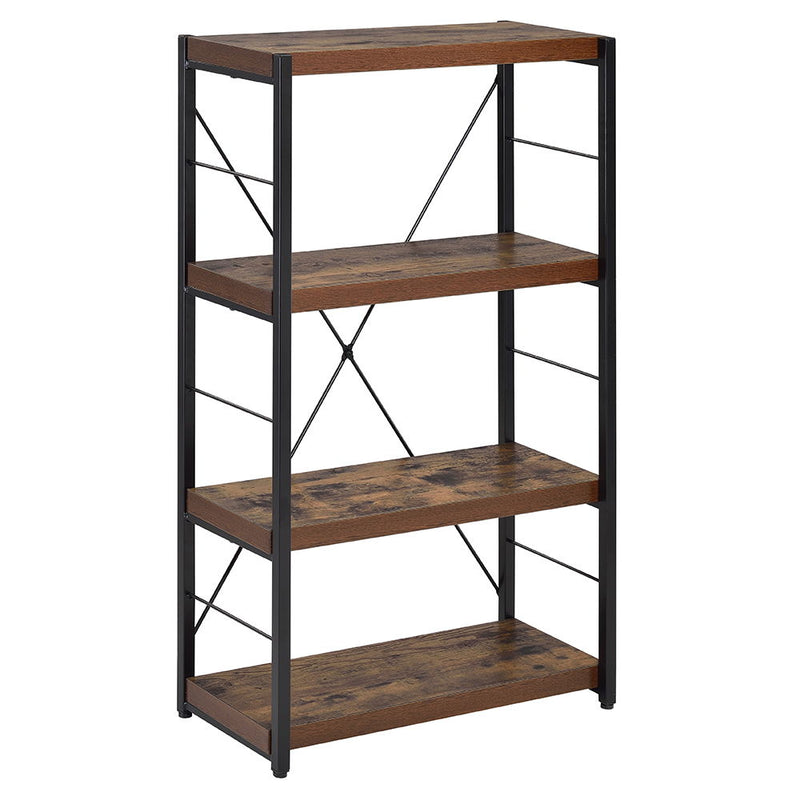 Bob - Bookshelf - Weathered Oak & Black - R&R Furniture Gallery (Fountain Valley, CA)