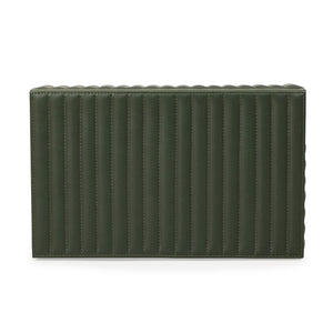 Eton - Ribbed Vegan Leather Hospitality Grade Storage Box - Green