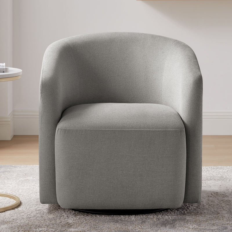 Ardena - Modern Swivel Barrel Chair - R&R Furniture Gallery (Fountain Valley, CA)