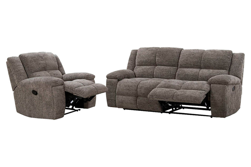 Buster - Manual Glider Reclining Sofa Set - R&R Furniture Gallery (Fountain Valley, CA)