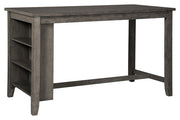Caitbrook - Rectangular Dining Room Counter Table - Gray - R&R Furniture Gallery (Fountain Valley, CA)