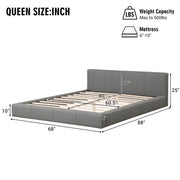 Stylish Upholstered Bed With Birch Wood Frame - R&R Furniture Gallery (Fountain Valley, CA)