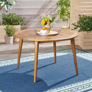 Modern Noble House Stamford outdoor dining table with sleek design and spacious surface, perfect for outdoor meals and gatherings.