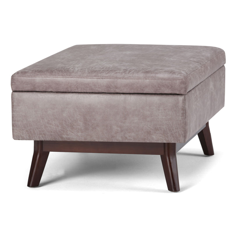 Owen - Upholstered Rectangular Storage Ottoman - R&R Furniture Gallery (Fountain Valley, CA)