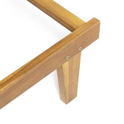 Nadine - Stylish Chaise Lounge Chair - Teak - R&R Furniture Gallery (Fountain Valley, CA)
