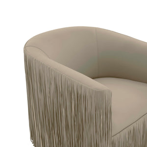 Shag Me - Vegan Leather Swivel Chair - R&R Furniture Gallery (Fountain Valley, CA)