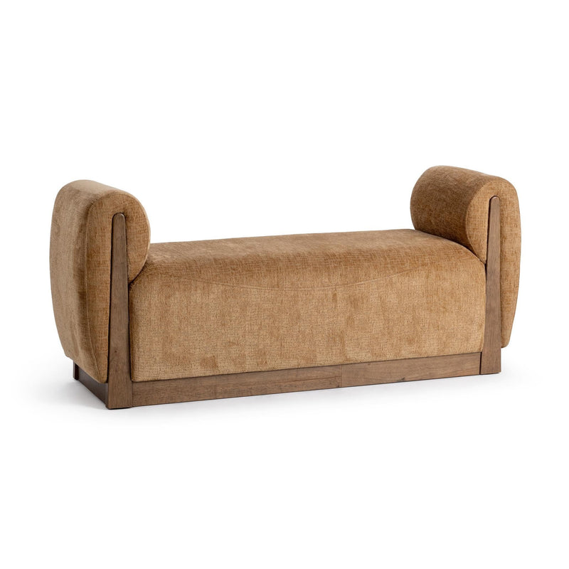Soraya - Accent Bench - Spiced Amber - R&R Furniture Gallery (Fountain Valley, CA)