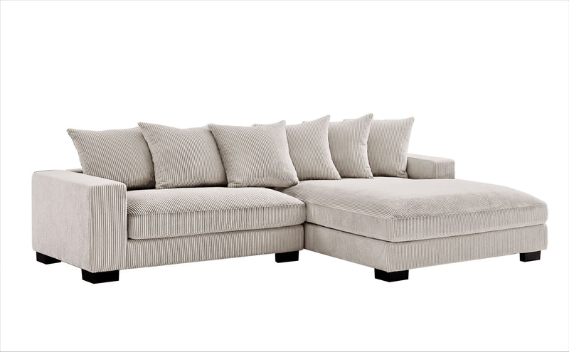 Luxe - Oversized 2 Piece Sectional Couches For Living Room, L Shaped Sofa With Chaise - R&R Furniture Gallery (Fountain Valley, CA)