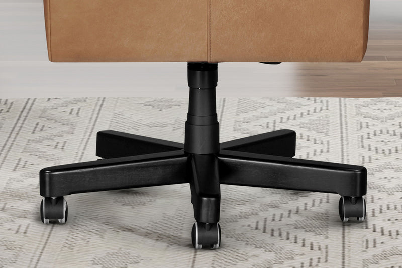 Dc132 - Leather Desk Chair - R&R Furniture Gallery (Fountain Valley, CA)