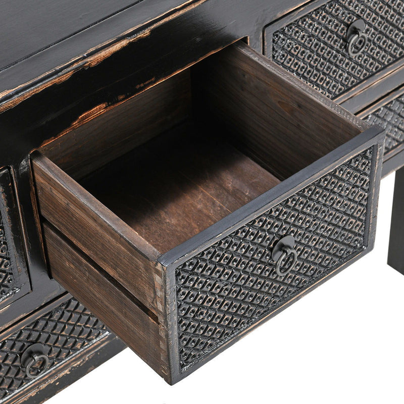 Lahey - 11 Drawer Console Table - R&R Furniture Gallery (Fountain Valley, CA)