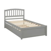 Platform Bed Wood Bed Frame With Trundle - R&R Furniture Gallery (Fountain Valley, CA)