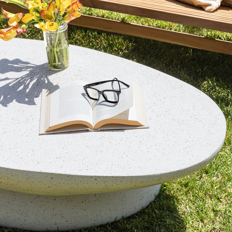 Jaela - Outdoor Coffee Table - Ivory