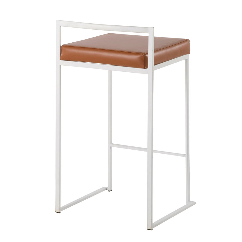 Lumi Source Fuji Simple Elegance contemporary stackable counter stool set with sleek design and modern finish