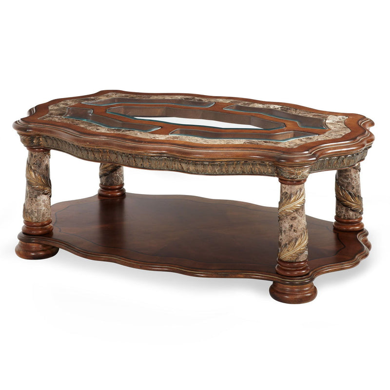Villa Valencia - Cocktail Table - Classic Chestnut - R&R Furniture Gallery (Fountain Valley, CA)