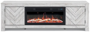 Cayboni - LG TV Stand With Fireplace Option - R&R Furniture Gallery (Fountain Valley, CA)